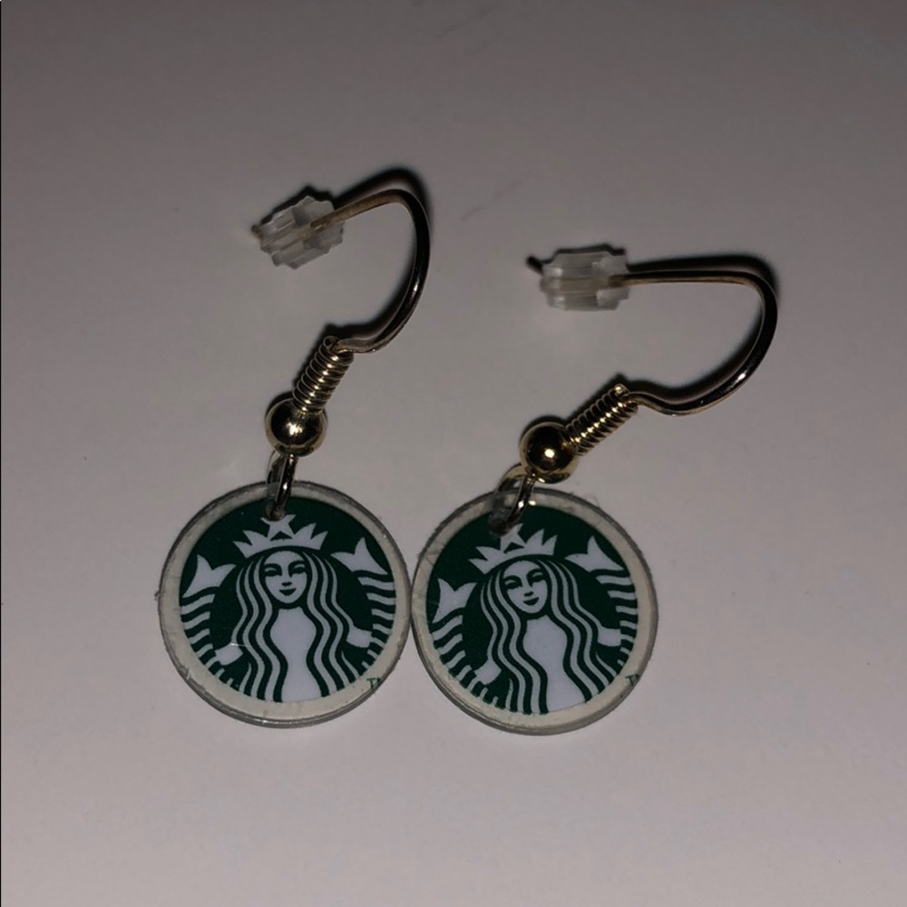 Starbucks earrings